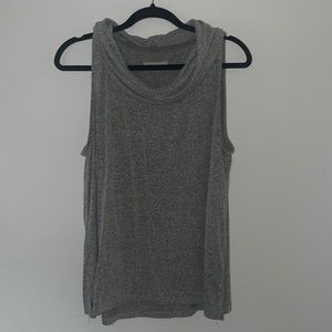 LOU&Grey for LOFT women’s size XL gray adorable flowy tank top NWOT.